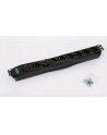 Triton Listwa zasilająca/przeciwprzepięciowa 19  RAB-PD-X08-A1 (8 gniazd w standardzie DIN  max. 16 A  przewód 3 x 1 5 mm o długości 2 m  wtyk DIN49441 16 A  kolor czarny RAL 9005   wskaźnik zasilania LED   ochrona przeciwprzepięciowa – warystor) - nr 3