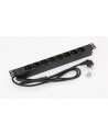 Triton Listwa zasilająca 19  RAB-PD-X01-A1 (8 gniazd w standardzie ČSN  max. 16 A  przewód 3 x 1 5 mm o długości 2 m  wtyk DIN49441 16 A  kolor czarny RAL 9005) - nr 3