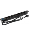 Triton Listwa zasilająca 19  RAB-PD-X02-A1 (8 gniazd w standardzie DIN  max. 16 A  przewód 3 x 1 5 mm o długości 2 m  wtyk DIN49441 16 A  kolor czarny RAL 9005) - nr 15