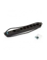Triton Listwa zasilająca 19  RAB-PD-X04-A1 (8 gniazd w standardzie DIN  max. 16 A  przewód 3 x 1 5 mm o długości 2 m  wtyk DIN49441 16 A  kolor czarny RAL 9005  podświetlany wyłącznik główny z plastikową osłoną) - nr 10
