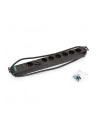 Triton Listwa zasilająca 19  RAB-PD-X06-A1 (8 gniazd w standardzie DIN  max. 16 A  przewód 3 x 1 5 mm o długości 2 m  wtyk DIN49441 16 A  kolor czarny RAL 9005   wskaźnik zasilania LED) - nr 1