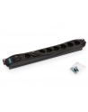 Triton Listwa zasilająca/przeciwprzepięciowa 19  RAB-PD-X08-A1 (8 gniazd w standardzie DIN  max. 16 A  przewód 3 x 1 5 mm o długości 2 m  wtyk DIN49441 16 A  kolor czarny RAL 9005   wskaźnik zasilania LED   ochrona przeciwprzepięciowa – warystor) - nr 5