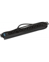 Triton Listwa zasilająca 19  RAB-PD-X09-A1 (14 gniazd w standardzie IEC320  max. 10 A  przewód 3 x 1 5 mm o długości 2 m  wtyk IEC320 C14 10 A  kolor czarny RAL 9005  wskaźnik zasilania LED) - nr 10