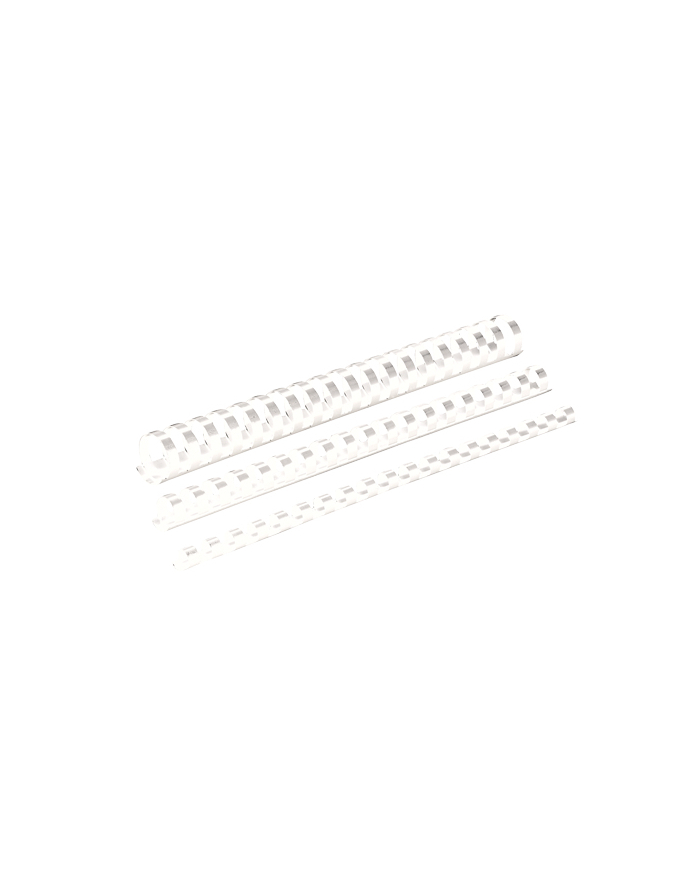 Fellowes Grzbiet plastikowy okrągły 6mm biały, 100 szt. główny