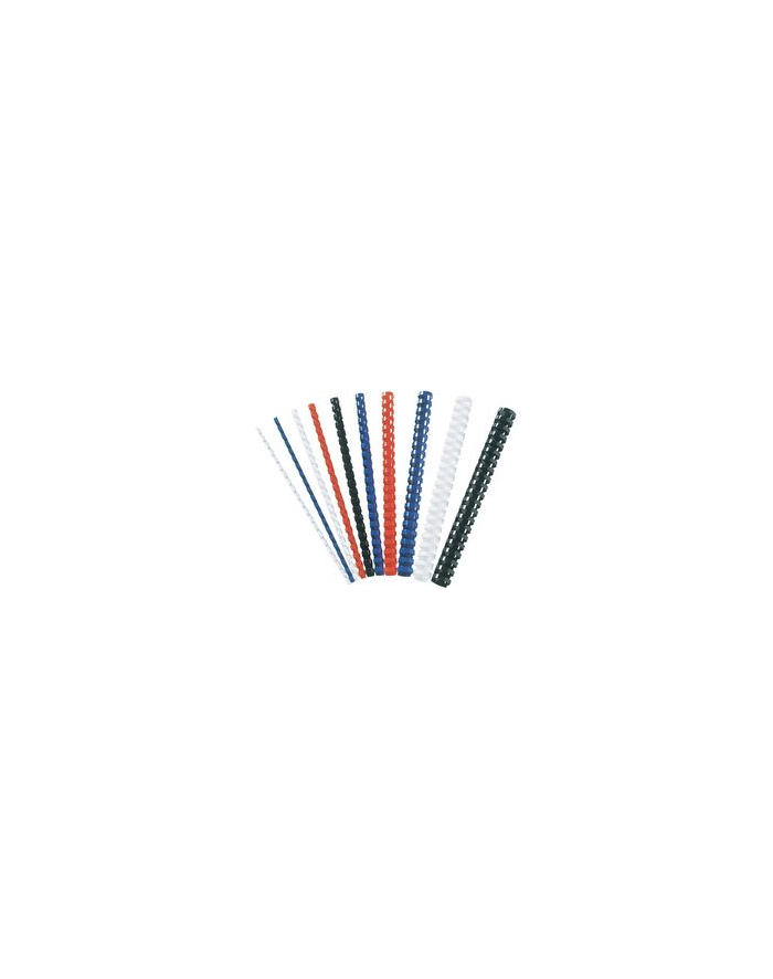 Fellowes Grzbiet plastikowy okrągły 12mm biały, 100 szt. główny