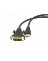 KABEL HDMI(M)->DVI-D(M)(18+1) 0.5M SINGLE LINK GOLD GEMBIRD - nr 4