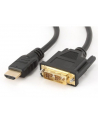 KABEL HDMI(M)->DVI-D(M)(18+1) 0.5M SINGLE LINK GOLD GEMBIRD - nr 5