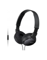 Sony Słuchawki nauszne składane ZX , czarne AP ( z mikrofonem) - nr 9