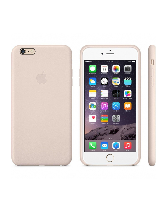 Apple iPhone 6 Plus Leather Case Soft Pink główny