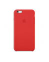Apple iPhone 6 Plus Leather Case Bright Red - nr 1