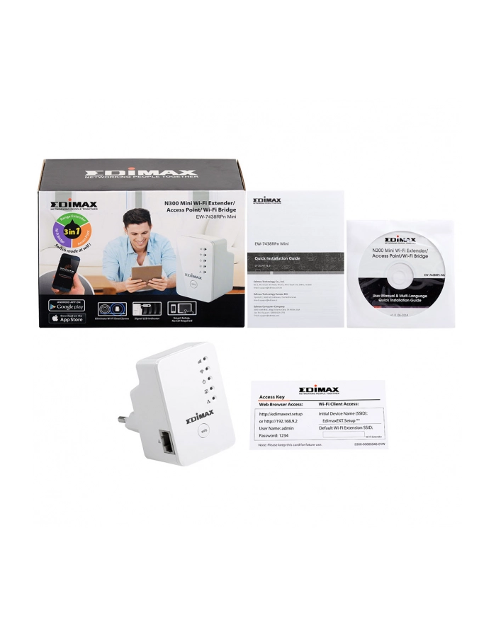 EDIMAX EW-7438RPn Mini AP WiFi N300 Smart Exten główny