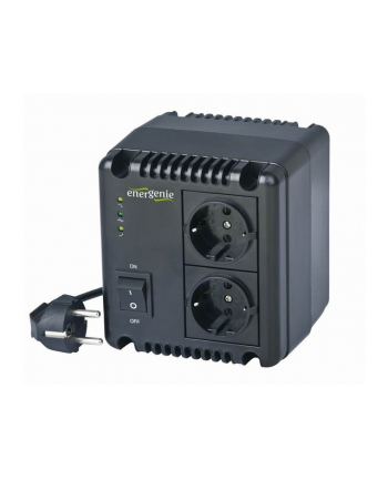 Stabilizator napięcia AVR, LED 230V, 500VA, 2 x Schuko OUT
