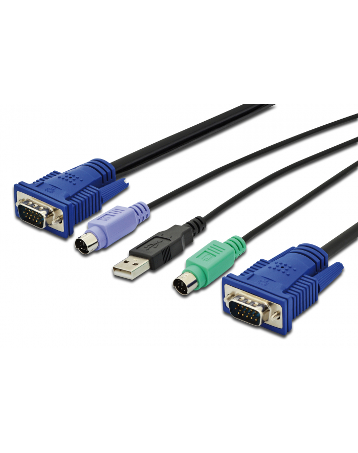 Kable PS/2 do konsoli KVM 1,8m główny