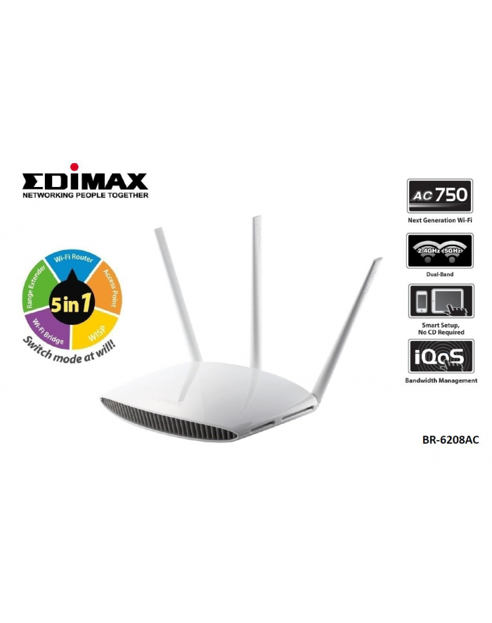BR-6208AC Router AC750 1xWAN 4xLAN główny