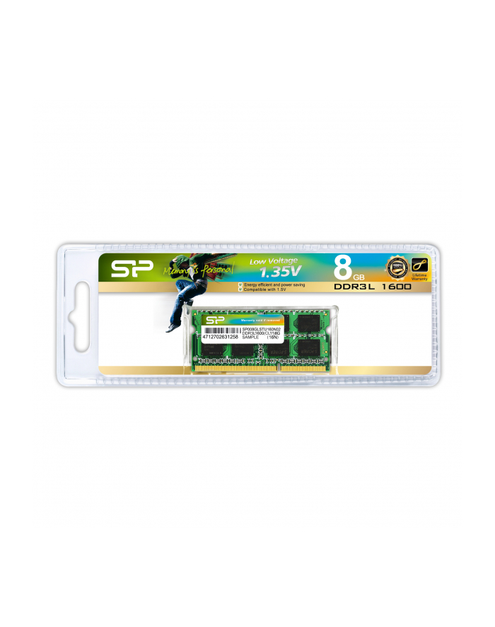 DDR3 SILICON POWER SODIMM 8GB/1600MHz (512*8) 1,35V 16chips główny