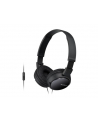 Słuchawki z mikrofonem Sony MDR-ZX110APB (czarne) - nr 1