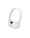 Słuchawki z mikrofonem Sony MDR-ZX110APW (białe) - nr 6