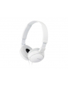 Słuchawki z mikrofonem Sony MDR-ZX110APW (białe) - nr 1