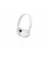 Słuchawki z mikrofonem Sony MDR-ZX110APW (białe) - nr 24