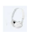 Słuchawki z mikrofonem Sony MDR-ZX110APW (białe) - nr 27