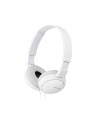 Słuchawki z mikrofonem Sony MDR-ZX110APW (białe) - nr 28