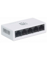 Manhattan Fast ethernet switch 5x 10/100 Mbps, office, plastic - nr 30