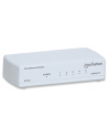 Manhattan Fast ethernet switch 5x 10/100 Mbps, office, plastic - nr 9