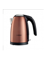 Bosch TWK7809 Water Kettle Cordless 360, 1.7L, 2200W, Torrkoknings protection, Copper/stainless steel housing - nr 8