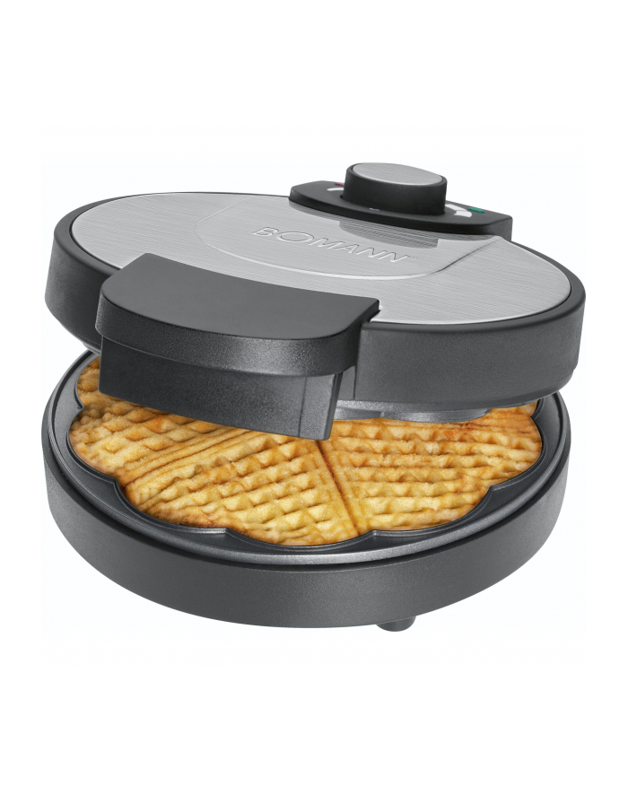 Bomann WA 1365 CB Waffle Maker, 1000 W, Black/Silver główny