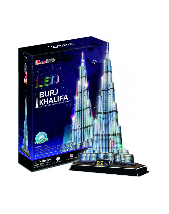 PUZZLE 3D Burj Khalifa (Światło) główny