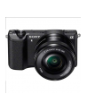 Sony A5100 Black with 16-50mm lens, 24.3MP Exmor APS-C CMOS sensor, 3.0'' LCD, Zoom 4x, 25 points AF, Wi-Fi - nr 1