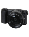 Sony A5100 Black with 16-50mm lens, 24.3MP Exmor APS-C CMOS sensor, 3.0'' LCD, Zoom 4x, 25 points AF, Wi-Fi - nr 24