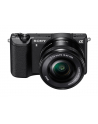 Sony A5100 Black with 16-50mm lens, 24.3MP Exmor APS-C CMOS sensor, 3.0'' LCD, Zoom 4x, 25 points AF, Wi-Fi - nr 50