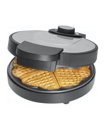 Bomann WA 1365 CB Waffle Maker, 1000 W, Black/Silver