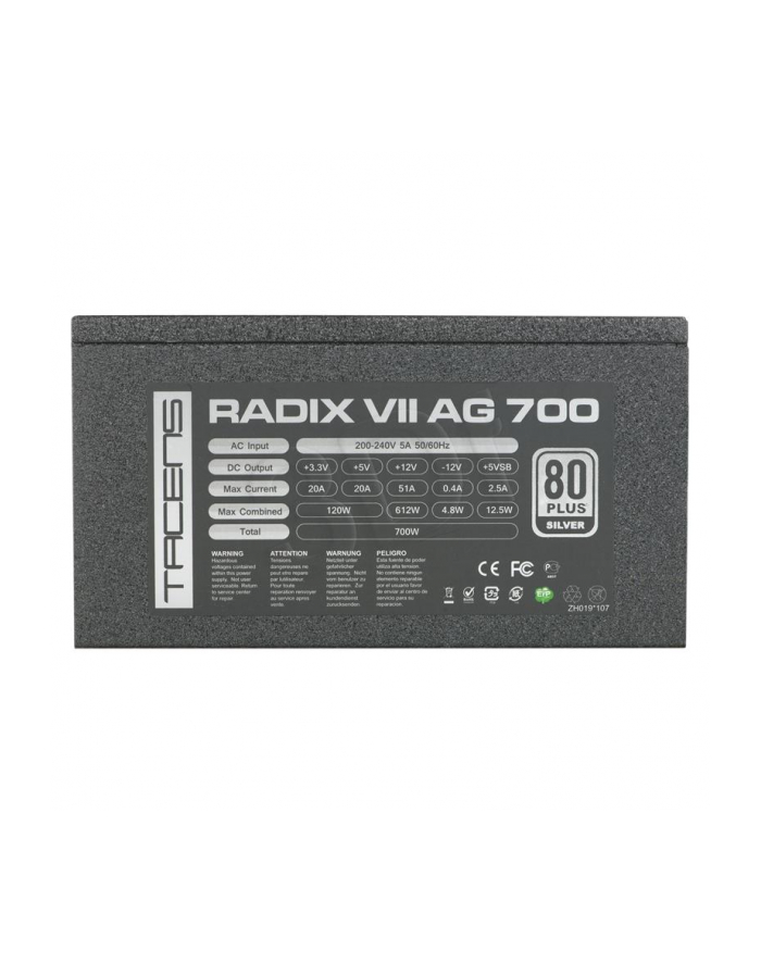 ZASILACZ TACENS RADIX VII - 700W - 80+ SILVER główny