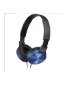 Słuchawki Sony MDR-ZX310L (niebieskie) - nr 15