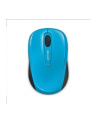 Microsoft Wireless Mobile Mouse 3500 Mac/Win USB Port EN/AR/CS/NL/FR/EL/IT/PT/RU/ES/UK a 1 License Cyan Blue - nr 3