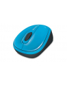 Microsoft Wireless Mobile Mouse 3500 Mac/Win USB Port EN/AR/CS/NL/FR/EL/IT/PT/RU/ES/UK a 1 License Cyan Blue - nr 6
