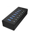 RaidSonic Icy Box 7 x Port USB 3.0 Hub z portem ładowania USB, Czarny - nr 12