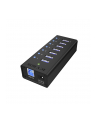 RaidSonic Icy Box 7 x Port USB 3.0 Hub z portem ładowania USB, Czarny - nr 8