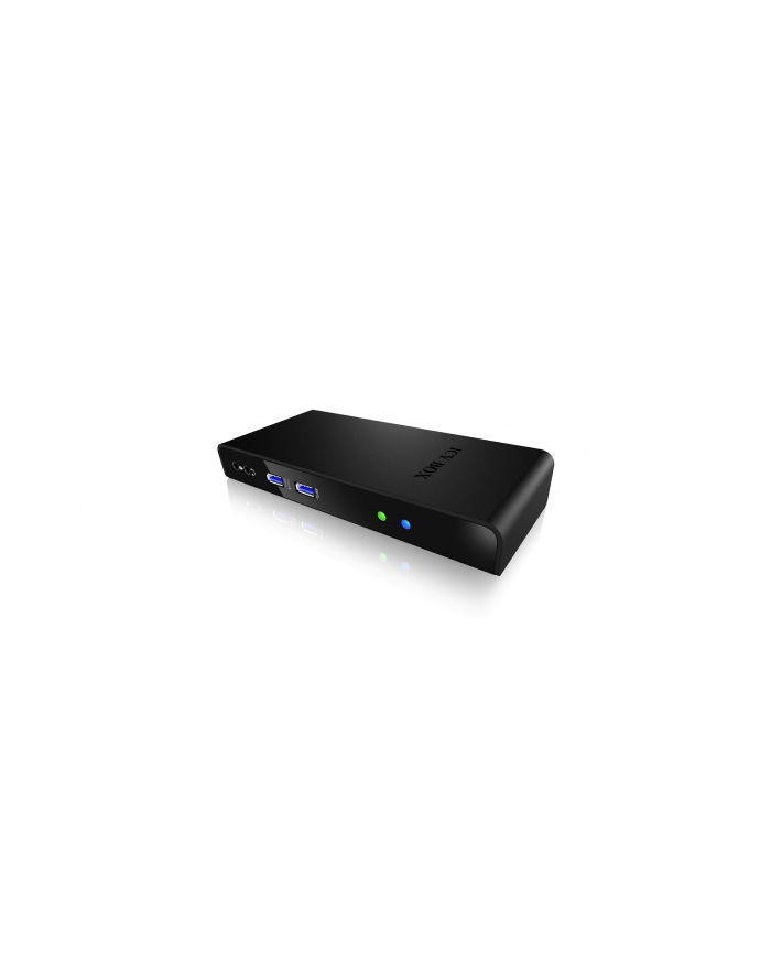 RaidSonic Icy Box Multi Stacja Dokująca dla Notebooks i PCs, 2x USB 3.0, HDMI, Czarna główny