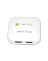 Techly Hub USB 3.0 Super-Speed, 4 porty, biały - nr 1