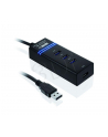 IBOX HUB I-BOX USB 3.0 CZARNY 4-PORTY - nr 11