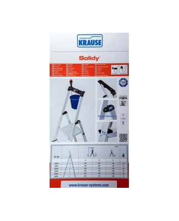 DRABINA DOMOWA 4* ALUMINIOWA SOLIDY KRASUE