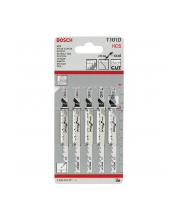 BRZESZCZOT T 101 D (5szt.) HCS BOSCH