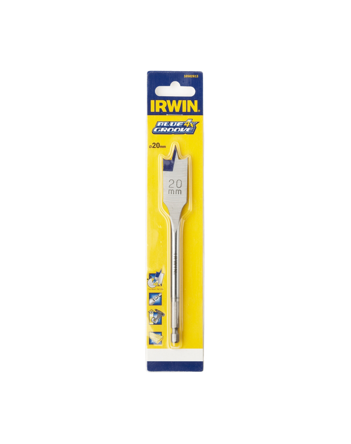 WIERTŁO DO DREWNA 16x152mm PŁASKIE BLUE GROOVE 4x IRWIN główny