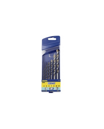ZESTAW WIERTEŁ WIELOZADANIOWYCH 7szt. 4-12mm CORDLESS IRWIN
