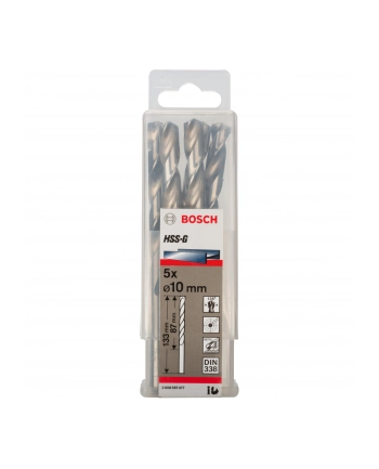WIERTŁO DO METALU 10,0mm NWKa HSS-G STANDARD DIN 338 BOSCH