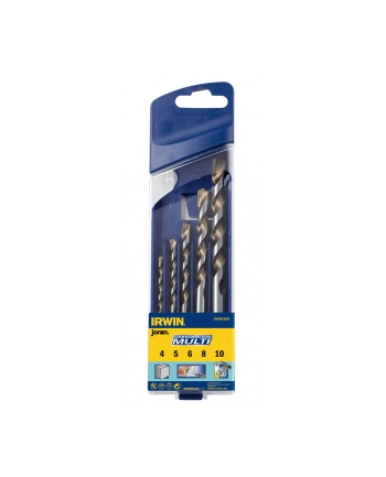 ZESTAW WIERTEŁ WIELOZADANIOWYCH 5szt. 4-10mm CORDLESS IRWIN