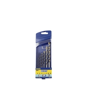 ZESTAW WIERTEŁ WIELOZADANIOWYCH 7szt. 4-12mm CORDLESS IRWIN